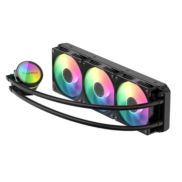 天极风白帝360V2水冷散热ARGB灯效