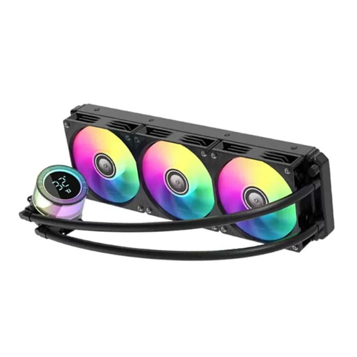 天极风白帝360V2水冷散热ARGB灯效温度显示