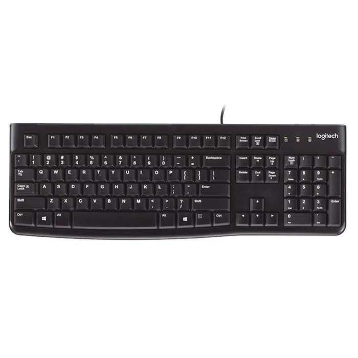 罗技（Logitech）K120有线键盘