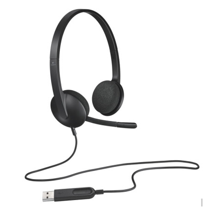 罗技（Logitech）H340有线耳机