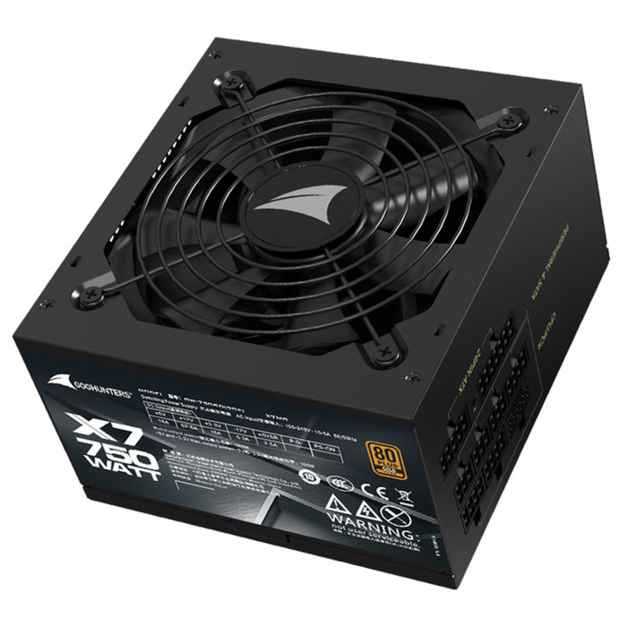 长城（GreatWall）猎金部落X7额定750W金牌全模组电源