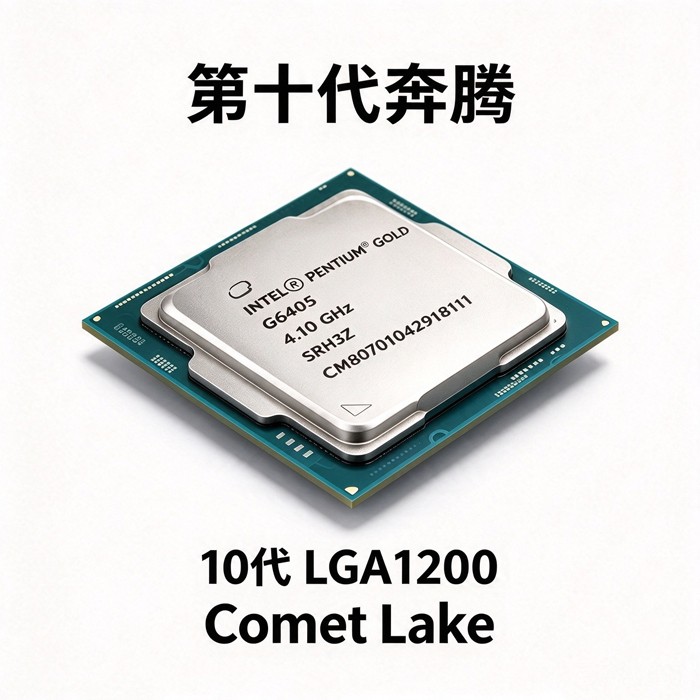第10代奔腾G6405双核四线程CPU