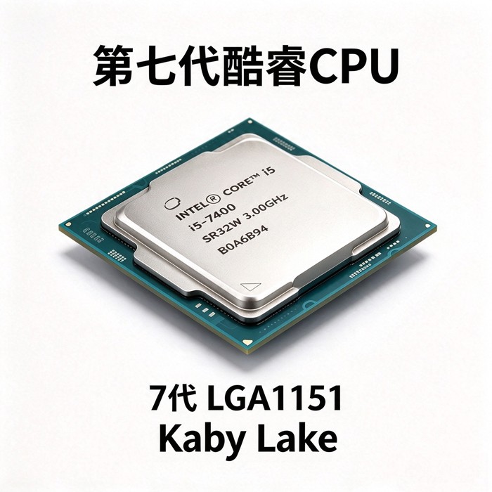 第7代酷睿i5-7400四核四线程CPU