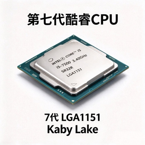 第7代酷睿i5-7500四核四线程CPU
